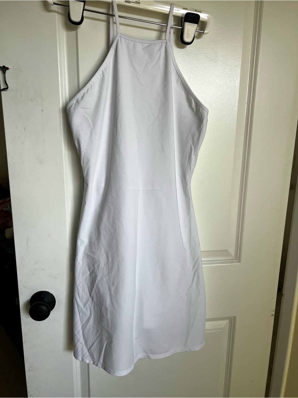 Abercrombie & Fitch White Halter Mini Dress
